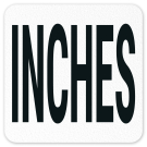 Inches Vinyl Adhesive Pool Depth Marker, (SI-7545) Inches Vinyl Adhesive Pool Depth Marker, (SI-7545)