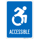 Accessible With Symbol Sign, Accessible With Symbol Sign,