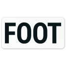 Foot Vinyl Adhesive Pool Depth Marker, (SI-7567) Foot Vinyl Adhesive Pool Depth Marker, (SI-7567)