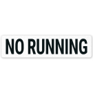 No Running Vinyl Adhesive Pool Depth Marker, (SI-7577) No Running Vinyl Adhesive Pool Depth Marker, (SI-7577)