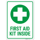 First Aid Kit Inside Sign, First Aid Kit Inside Sign,