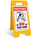 Maintenance Is Now In Your Home Sidewalk Sign Kit, Maintenance Is Now In Your Home Sidewalk Sign Kit,