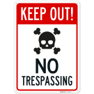 Keep Out No Trespassing Sign, Keep Out No Trespassing Sign,