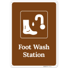 Foot Wash Station Sign, Foot Wash Station Sign,