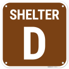Shelter D Sign, Shelter D Sign,