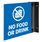 No Food or Drink Projecting Sign, Double Sided, No Food or Drink Projecting Sign, Double Sided,