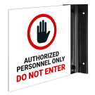 Do Not Enter Projecting Sign, Double Sided, Do Not Enter Projecting Sign, Double Sided,