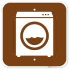 Laundry With Graphic Sign, (SI-76821) Laundry With Graphic Sign, (SI-76821)