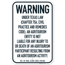 Warning Under Texas Law An Agritourism Entity Is Not Liable For Any Injury Or Death Of An Agritourism Sign, Warning Under Texas Law An Agritourism Entity Is Not Liable For Any Injury Or Death Of An Agritourism Sign,