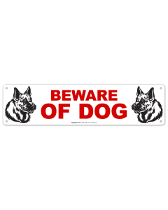 Beware Of Dog German Shepherd Sign