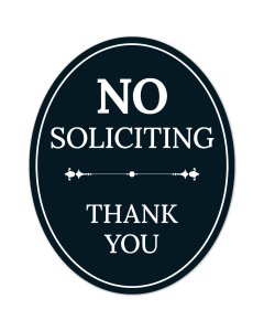 No Soliciting Thank You Sign, (SI-1513)