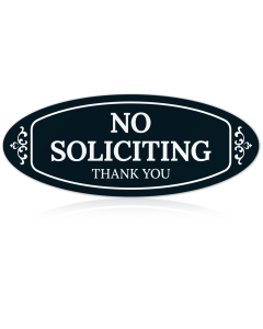 No Soliciting Thank You Sign, (SI-1540)