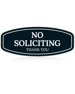 No Soliciting Thank You Sign, (SI-1541)