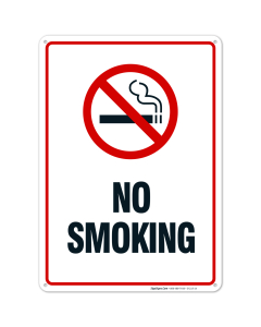 No Smoking Sign, No Smoking Metal Sign