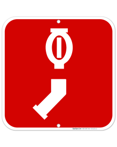 Single Automatic Sprinkler Connection Sign
