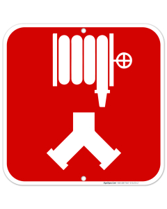 Fire Department Standpipe Connection Sign