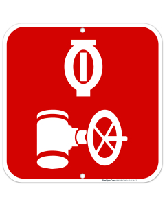 Automatic Sprinkler Control Valve Sign