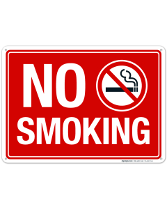 No Smoking Sign, No Smoking Metal Outdoor Sign