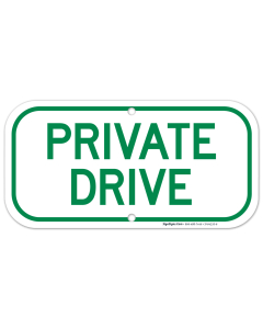 Private Driveway Sign, (SI-64350)
