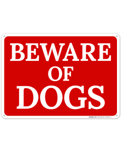 Beware Of Dogs Sign, (SI-66297)