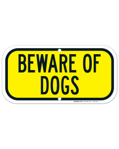 Beware Of Dog Sign, (SI-66298)