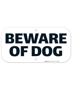 Beware Of Dog Sign, (SI-66466)