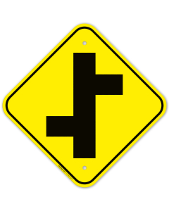 Road Junction Graphic Sign