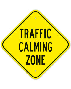 Traffic Calming Zone Sign