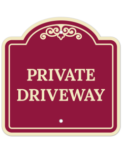 Private Driveway Décor Sign