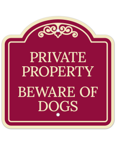 Beware Of Dogs Décor Sign