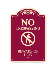 Beware Of Dogs Décor Sign, (SI-73690)