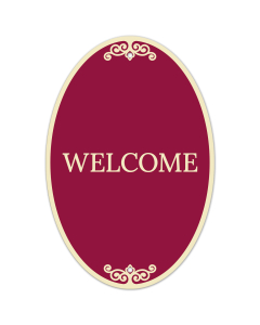 Welcome Decor Sign, (SI-73858)