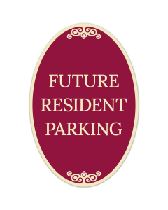 Future Resident Parking Decor Sign, (SI-73866)