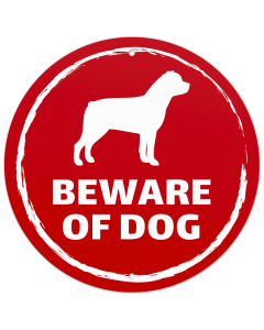 Beware of Dog Cane Corso Sign