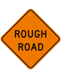MUTCD Rough Road W8-8 Orange Sign