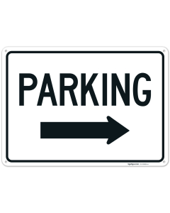 Directional Parking Sign Sign,