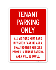 Tenant Parking Only Sign, (SI-77110)