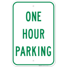 One Hour Parking Sign