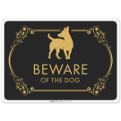 Beware Of The Dog Sign (SI-1197)