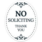 No Soliciting Thank You Sign, (SI-1528)