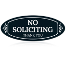No Soliciting Thank You Sign, (SI-1540)