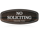 No Soliciting Thank You Sign, (SI-1545)