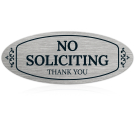 No Soliciting Thank You Sign, (SI-1552)