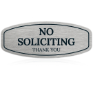 No Soliciting Thank You Sign, (SI-1553)