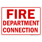 Fire Department Connection Sign
