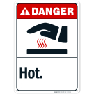Hot Sign, ANSI Danger Sign
