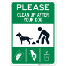 Please Clean Up After Your Dog Sign