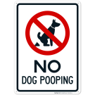 No Dog Pooping With Prohibited Symbol