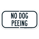 No Dog Peeing In Black Border
