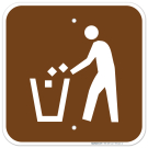 Litter Container Sign